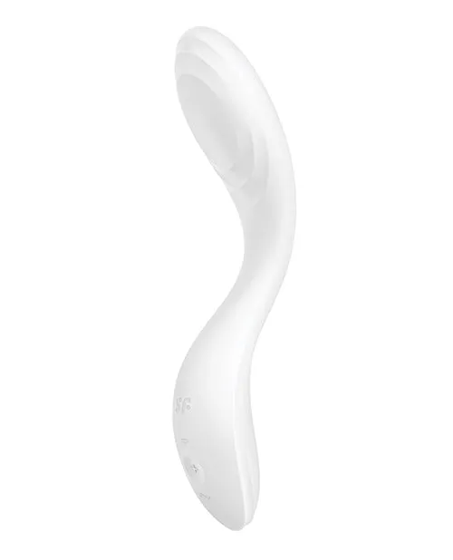 Vibrators Satisfyer Rrrolling Pleasure Rechargeable Silicone Vibrator White Satisfyer