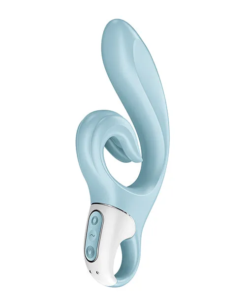 Vibrators Satisfyer Satisfyer Love Me Rechargeable Silicone Rabbit Vibrator Blue