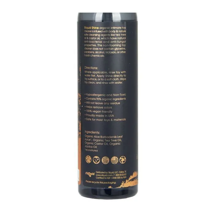 Vibrators Sliquid Shine Organic Toy Cleaner