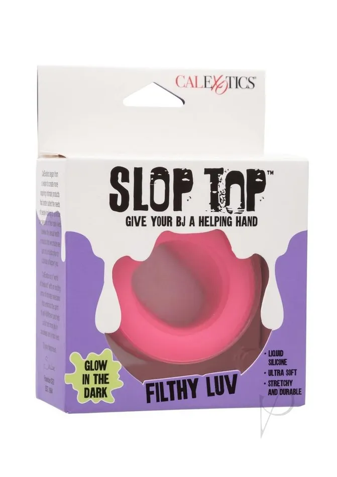 Vibrators Slop Top Filthy Luv Silicone Dual Entry Pink Slop Top