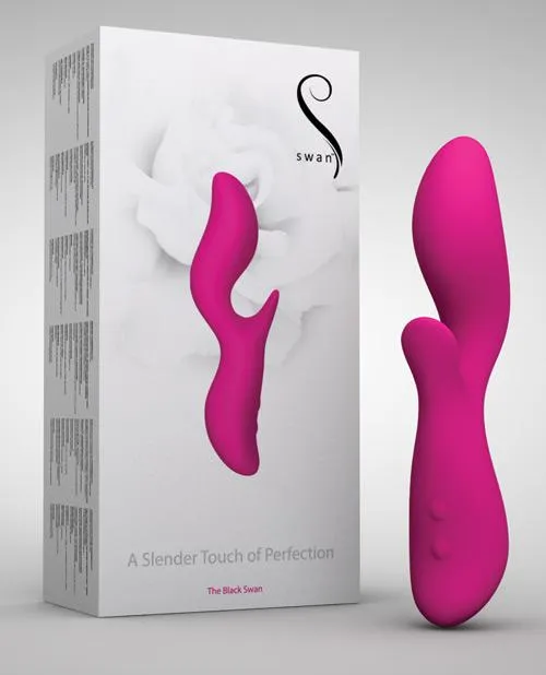 Vibrators The Black Swan Luxury Silicon Vibrating Rabbit Power Bullet