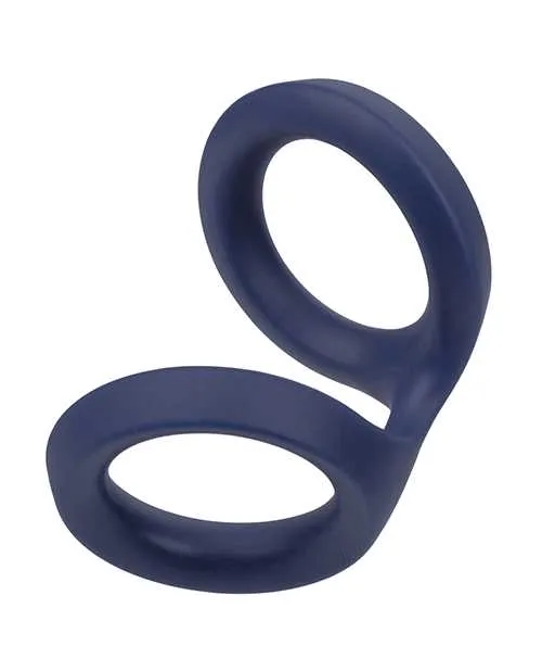 Viceroy Dual Ring Silicone Cock Ring Blue Viceroy Male Sex Toys Viceroy Dual Ring Silicone Cock Ring Blue Viceroy Male Sex Toys