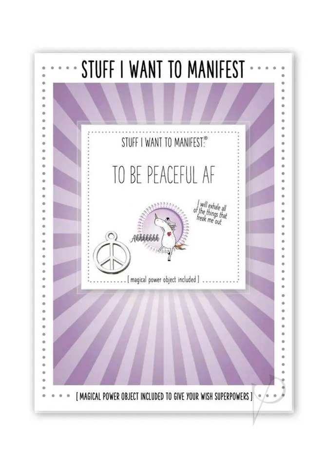 Warm Human Warm Human Manifest Greeting Card Peaceful AF Vibrators