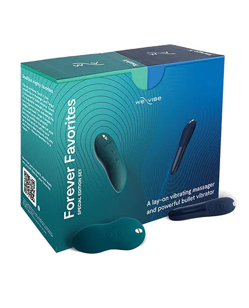 We Vibe Vibrators WeVibe Forever Favorites Set Silicone Rechargeable Touch X and Tango X BlueGreen