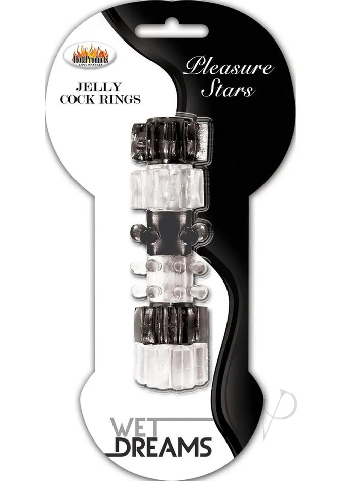 Wet Dreams Dildos Pleasure Stars Jelly Cock Rings 6 Per Pack Assorted Colors Wet Dreams Dildos Pleasure Stars Jelly Cock Rings 6 Per Pack Assorted Colors