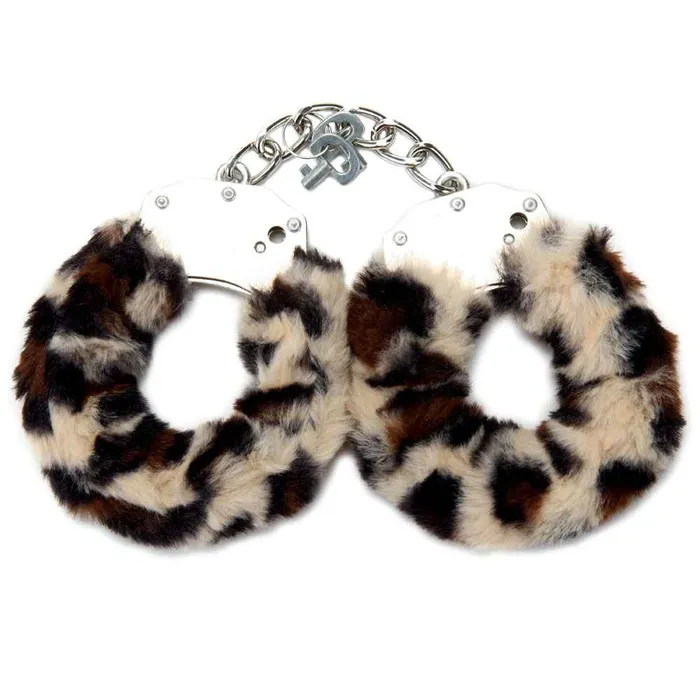 WhipSmart Couples WhipSmart Classic Furry Cuffs Leopard