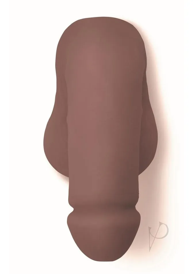 WhipSmart Showing Packer 6in Chocolate Whipsmart Vibrators WhipSmart Showing Packer 6in Chocolate Whipsmart Vibrators