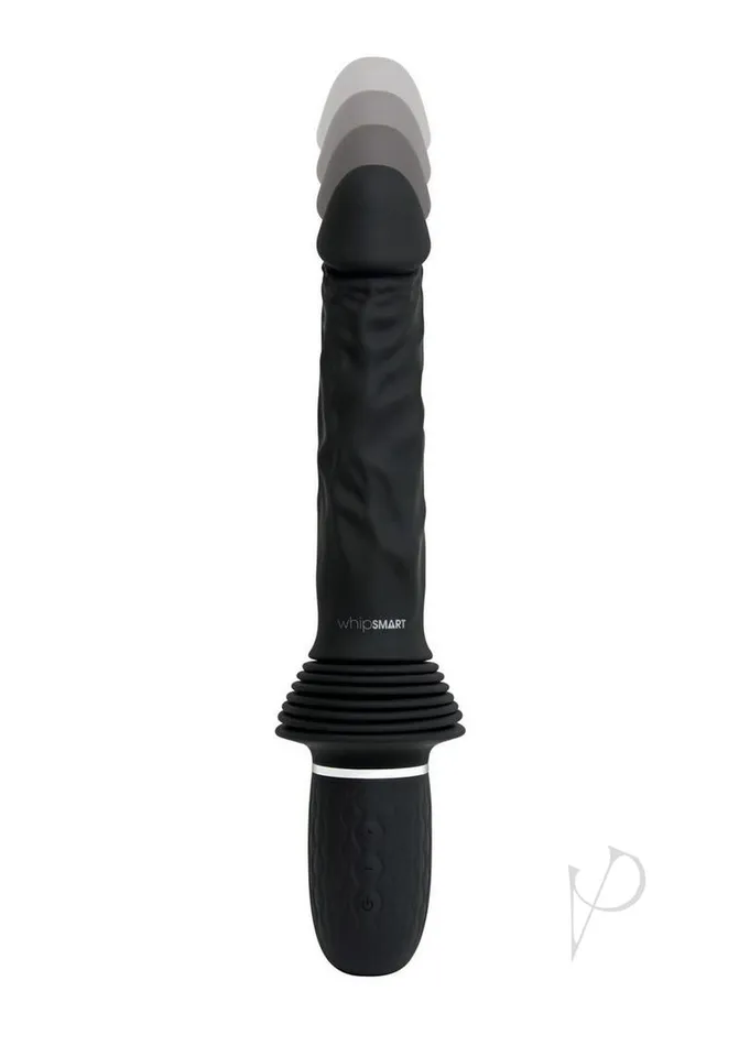 Whipsmart Thrusting Rechargeable Silicone Cock with Remote Control Black Whipsmart Female Sex Toys Whipsmart Thrusting Rechargeable Silicone Cock with Remote Control Black Whipsmart Female Sex Toys