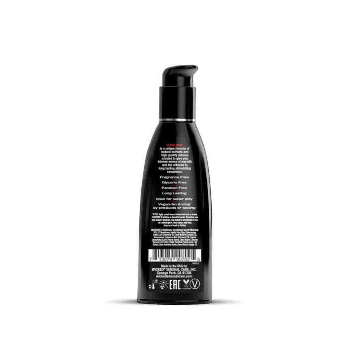 Wicked Female Sex Toys Wicked Ultra Heat Silicone Lubricant