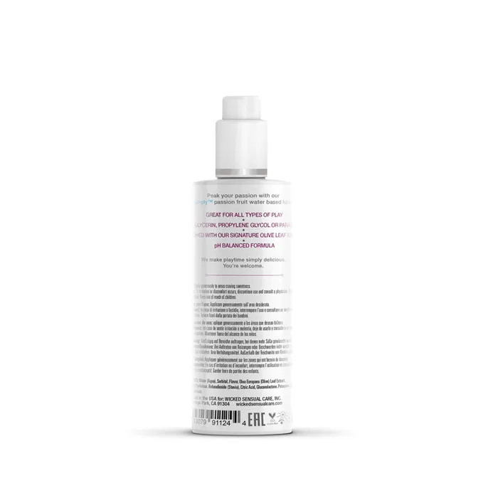 Wicked Simply Aqua Passion Fruit Water Based Lubricant 120ml Wild Night Fantasies Lubricants