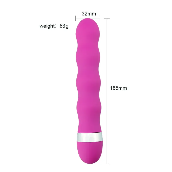 Wild Night Fantasies 10 Speed Silicone Ribbed Bullet Vibrator Female Sex Toys