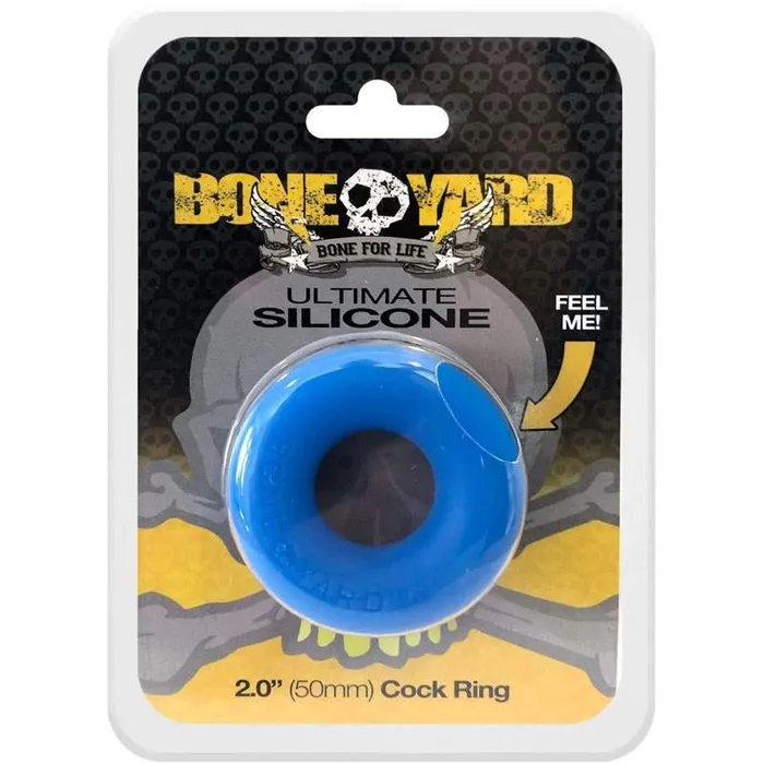 Wild Night Fantasies Male Sex Toys Boneyard Ultimate Silicone Cock Ring Blue Wild Night Fantasies Male Sex Toys Boneyard Ultimate Silicone Cock Ring Blue