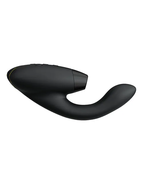 Womanizer Duo 2 Silicone Rechargeable Clitoral and GSpot Stimulator Black Womanizer Female Sex Toys