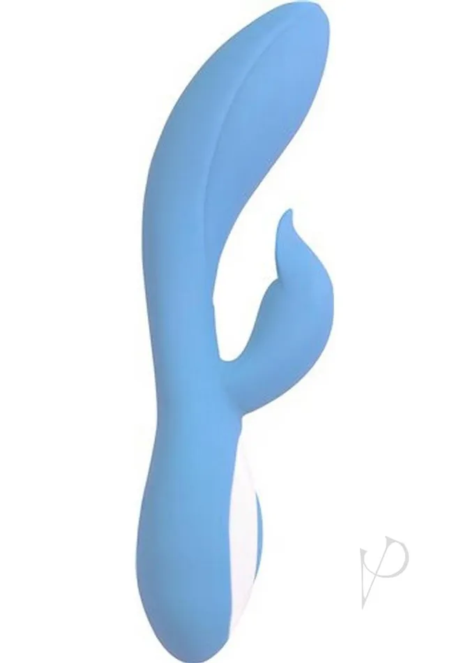 Wonderlust Harmony Rechargeable Silicone Rabbit Vibrator Blue Wonderlust Female Sex Toys