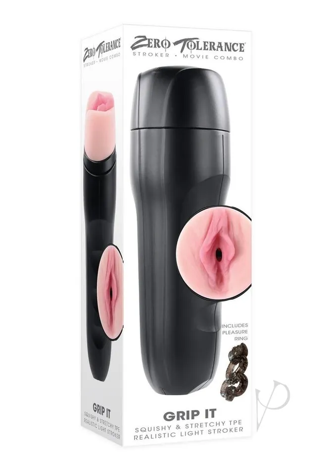Zero Tolerance Male Sex Toys Zero Tolerance Grip It Realistic Pussy Stroker Vanilla