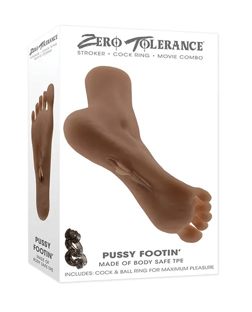 Zero Tolerance Pussy Footin Masturbator Chocolate Zero Tolerance Male Sex Toys