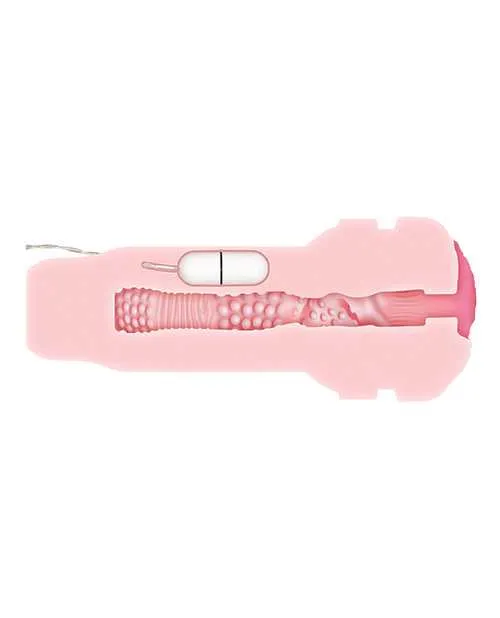 Zero Tolerance Shell Shock Rechargeable Vibrating Pussy Stroker with DVD Download Black Zero Tolerance Male Sex Toys