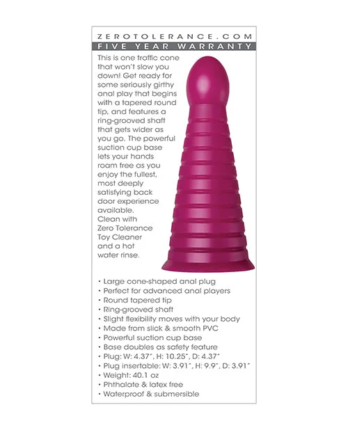 Zero Tolerance Zero Tolerance Everest Anal Probe Red Anal