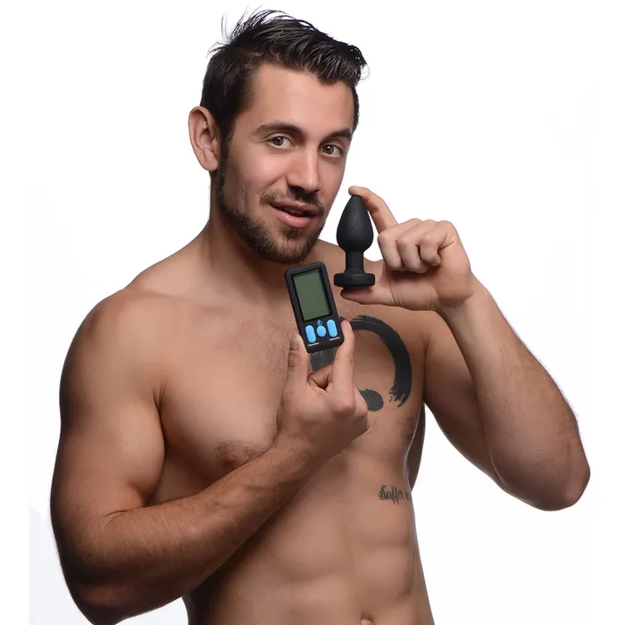 Zeus Electrosex EStim Pro Silicone Vibrating Anal Plug with Remote Control Male Sex Toys Zeus Electrosex EStim Pro Silicone Vibrating Anal Plug with Remote Control Male Sex Toys